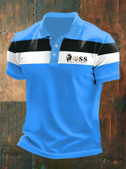 Lässiges shirt mit Kontrastdruck für Herren