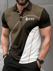 Lässiges shirt für Herren mit Buchstabendruck
