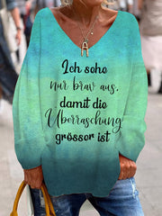 Ich bin nicht auf der Welt um perfekt zu sein-Sweatshirt
