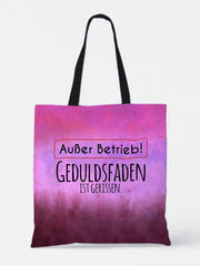 Inspirational Quotes German Printed Canvas Bag
