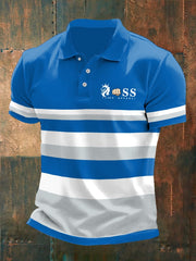Lässiges shirt mit Kontrastdruck für Herren