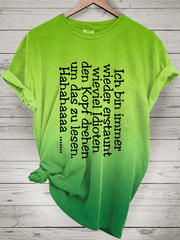 “Heads turning - idiots” women's round neck t-shirt.