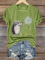 Igel mit Pusteblume Shirt