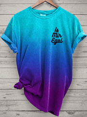 “I don’t care” women’s round neck t-shirt.