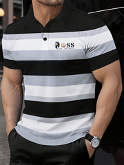 Lässiges shirt für Herren mit Buchstabendruck