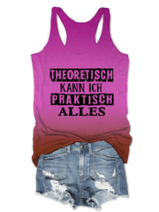 “Theoretically, I can do practically anything!” Women’s vest.