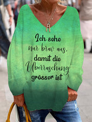 Ich bin nicht auf der Welt um perfekt zu sein-Sweatshirt