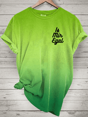 “I don’t care” women’s round neck t-shirt.
