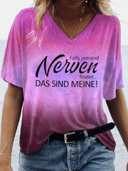 Women's Inspirational Quotes Print T-Shirt