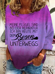 "Meine Flügel sind bei der Reparatur ..." Sweatshirt