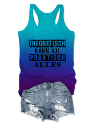 “Theoretically, I can do practically anything!” Women’s vest.