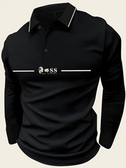 Lässiges shirt für Herren mit Buchstabendruck