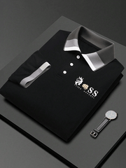 Lässiges shirt für Herren mit Buchstabendruck