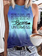 "Meine Flügel sind bei der Reparatur ..."Tank Top