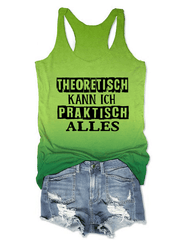 “Theoretically, I can do practically anything!” Women’s vest.