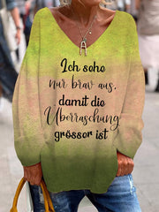 Ich bin nicht auf der Welt um perfekt zu sein-Sweatshirt
