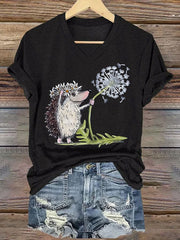 Igel mit Pusteblume Shirt