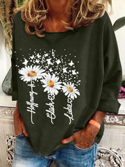 Hoffnung, Glück, Liebe Sweatshirt