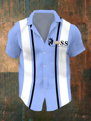 Herren Kontrast Business Casual Hemd