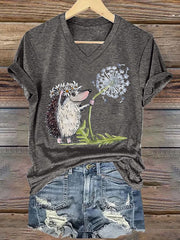 Igel mit Pusteblume Shirt
