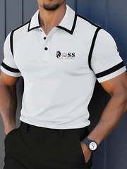 Lässiges shirt mit Aufdruck für Herren