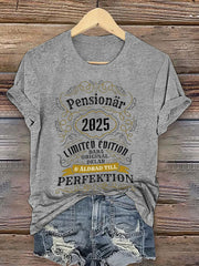 Frauen Schweden Lustige Pension Bedrucktes T-Shirt