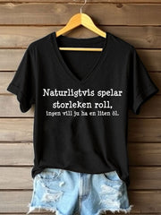 Frauen Schweden lustig niemand wie das kleine bedruckte T-Shirt