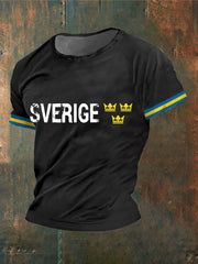 Bedrucktes T-Shirt für Männer in Schweden