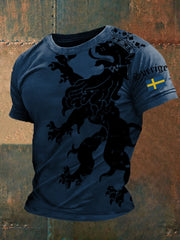 Bedrucktes T-Shirt für Männer in Schweden