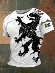 Bedrucktes T-Shirt für Männer in Schweden
