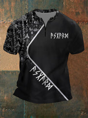 Kurzarm-shirt für Viking bedruckt für Herren