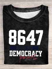 Unisex 8647FDT Hands Off Resist Printed T-shirt