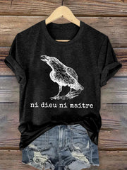 Women's FDT Ni Dieu Ni Maître Printed T-shirt