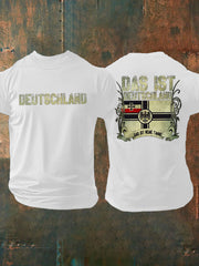 Männer Deutschland Reichs krieg flagge Das ist mein Fahne Muskels hirt Tshirt
