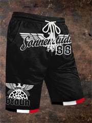 Herren-Shorts Sonnen braun 88 Print