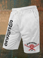 Herren-Ostdeutschland-Print-Freizeit shorts
