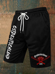 Herren-Ostdeutschland-Print-Freizeit shorts