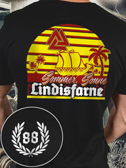 Herren Sommer Sonne 88 bedrucktes Kurzarm-T-Shirt