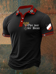 Herren Opa War Der Beste Bedrucktes Kurzarm-shirt