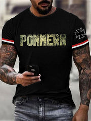 Herren T-Shirt Meine Fahne Pommern