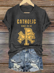 Women's Roman Catholic Since Ad 33  Short Sleeve T-Shirt