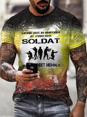 Männer Deutschland stolz bedruckt Kurzarm T-Shirt