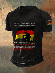 Männer Deutschland stolz bedruckt Kurzarm T-Shirt