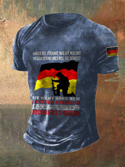 Männer Deutschland stolz bedruckt Kurzarm T-Shirt