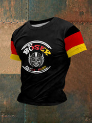 Herren Böser Alter Mann bedrucktes Kurzarm-T-Shirt
