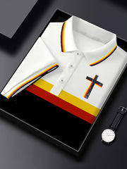 Deutsches Kreuz-Kurzarm-shirt für Männer