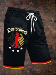 Herren-Deutschland Print Freizeit shorts