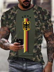 Men's German Camouflage Short Sleeve T-Shirt