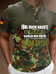 Männer Deutschland stolz bedrucktes Kurzarm-shirt