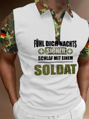 Männer Deutschland stolz bedrucktes Kurzarm-shirt
